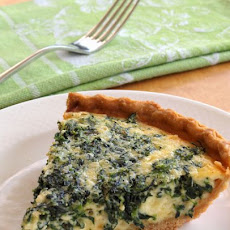 Spinach & Gruyere Quiche