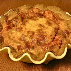 The Deli Tart: Dark Rye Crust filled with Ham, Gruyere Cheese and Carmelized Onion