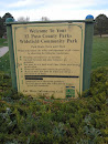 Widefield Community Park Rules North Sign