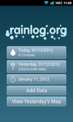 Rainlog Data Logging Tool