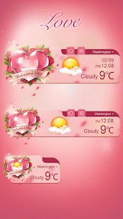 How to install Love GO Weather Widget Theme 1.0 unlimited apk for pc