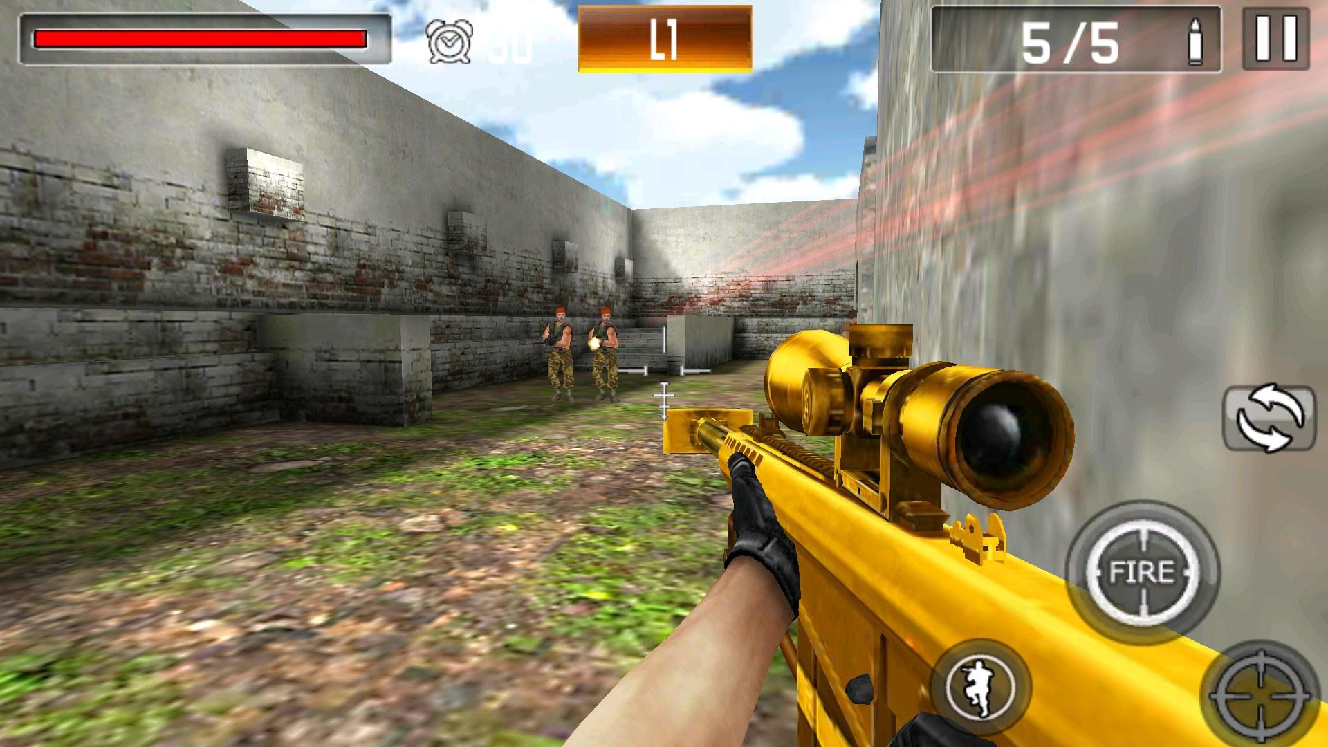 Android application Critical Strike : Shooting War screenshort