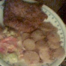 German Pork Chops & Potatoes