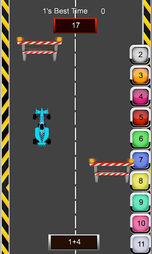 Math Racer Addition - Tablet