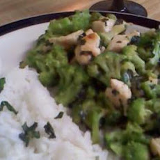 Basil Chicken With Broccoli