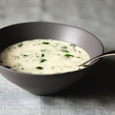 Hot Yogurt and Barley Soup