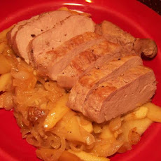 Pork Tenderloin With Caramelized Apple & Onion Relish