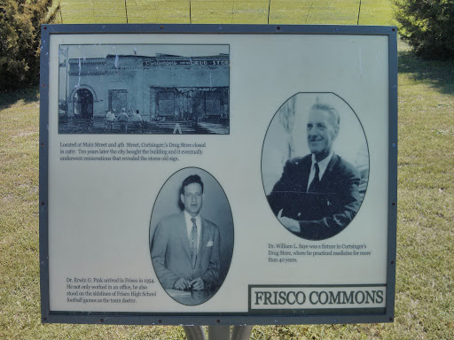 Frisco Commons Historic Marker East