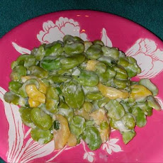 Pasta With Fava Beans and Lemon Sauce
