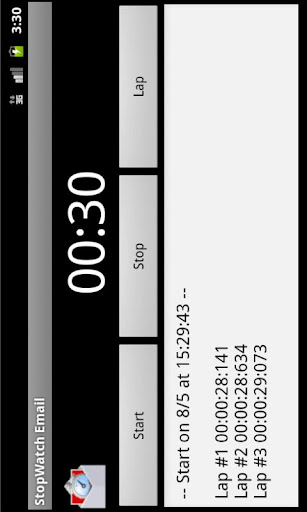 【免費運動App】StopWatch Email-APP點子