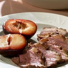 Duck Breasts with Roasted Plums