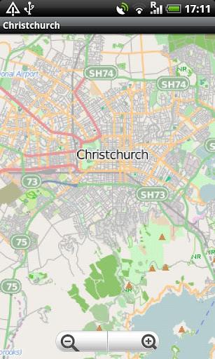 Christchurch Street Map