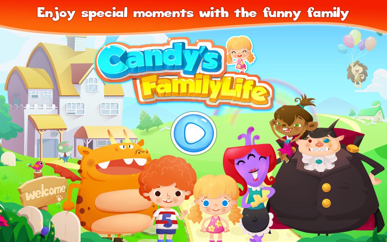Android application Candys Family Life screenshort