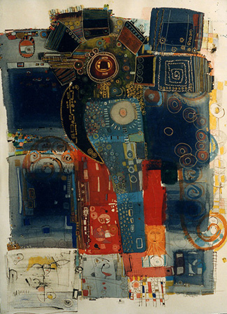 Dream.
22" x 30".
Mixed Media/Paper.
1998.
Private Collection