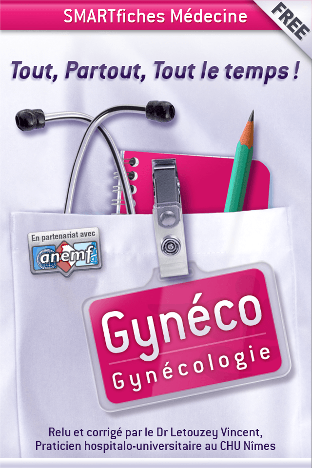 Android application SMARTfiches Gynécologie Free screenshort