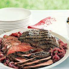 Barbecued Tri-Tip with Caramelized Red Onions