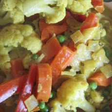 Vegetable in Coconut Curry Sauce