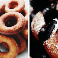Dairy Free Hanukkah Mini Donuts with Quickest Chocolate Glaze