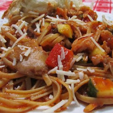Crazee Simple Saffron Tomato Clam Sauce and Linguine