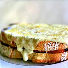 Croque Monsieur Ham and Cheese Sandwich