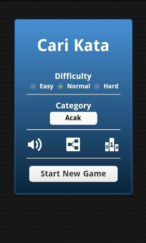 Android application Cari Kata screenshort