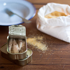 Mackerel Mantecato on grilled polenta