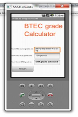 BTEC Grade Calculator