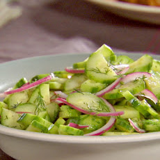 Cucumber, Red Onion, and Dill Salad