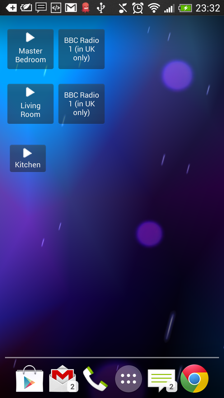 Android application Sonos Radio Widget screenshort