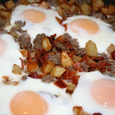 Bacon and Sausage Hash