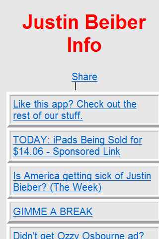 【免費娛樂App】Justin Bieber News-APP點子