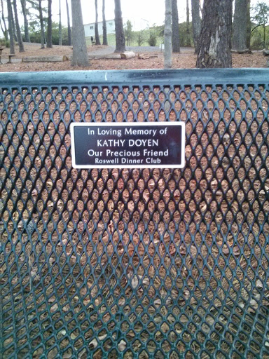 Kathy Doyen Memorial Bench