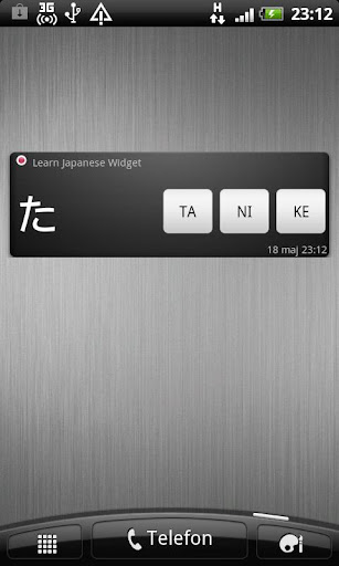 Learn Japanese Widget