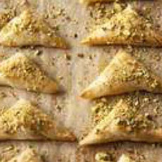 Feta & Pistachio Triangles