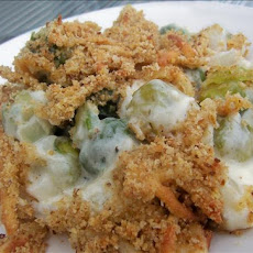 Cheesy Brussels Sprouts Bake
