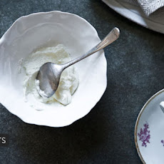 Blackberries mille-feuille with mascarpone and greek yogurt