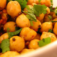 Schezuan pepper spiced South Indian 'sundal'
