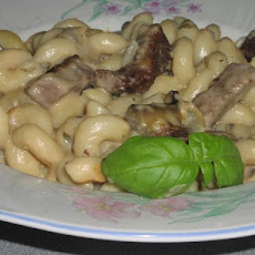 Beef Tip With Mushroom Noodle Casserole