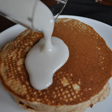 Whole Wheat Cinnamon Bun Pancakes