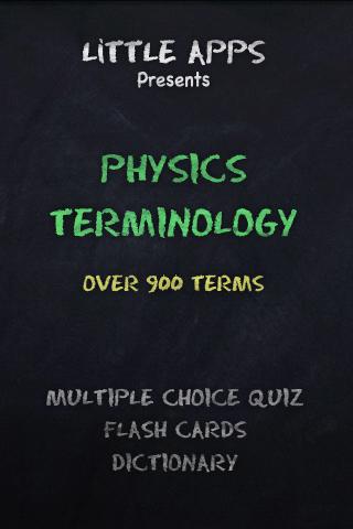 900+ PHYSICS TERMS-Quiz App