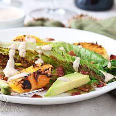 Grilled Romaine and Orange Salad with Creole Buttermilk Dressing