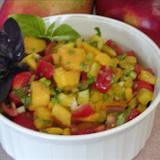 Fast Tropical Mango Salsa