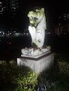 Twin Merlion Statues - Right