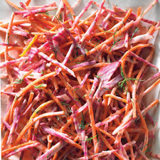 Candy-Stripe Beet and Carrot Slaw