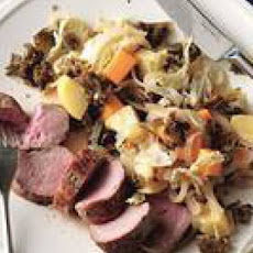 Cider-Braised Pork with Harvest Vegetables