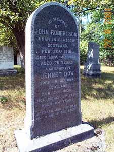 John ROBERTSON and Jennet DOW