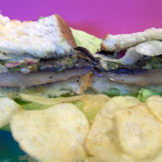 Nigella Lawson Portobello Mushroom Cheesesteak Sandwich