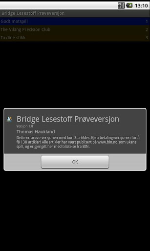 Bridge Lesestoff Prøveversjon
