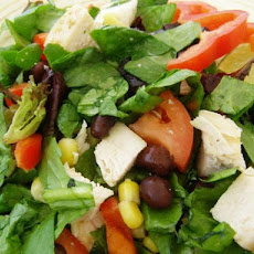 Black Bean, Corn & Chicken Salad