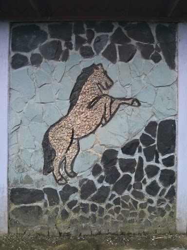 Mosaico Caballo De Trote